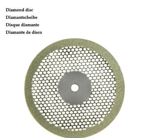 10pcs Set 2.35mm Shaft 35mm Diameter Solid Rim Diagonal Seerated Oblique Slotted Diamond Mini Cutting Discs Cut-off Wheel Blades Set